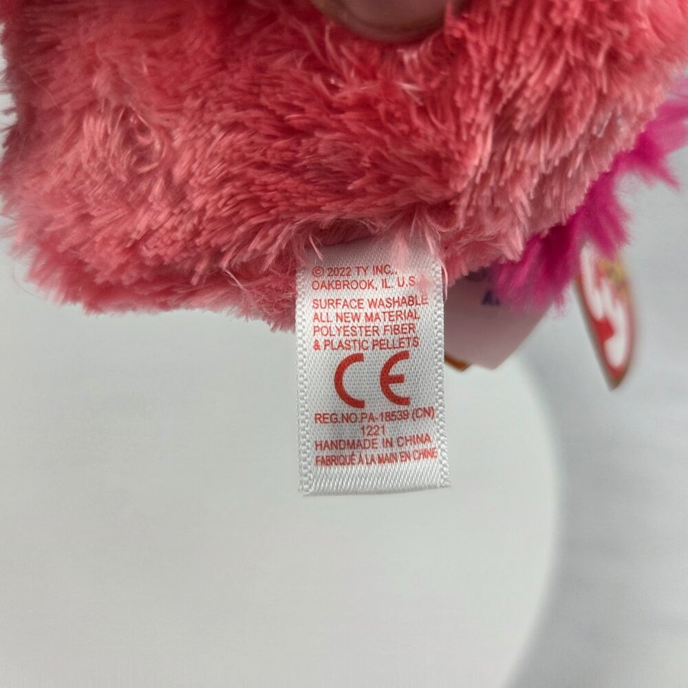 NWT Ty Beanie Boos Gilda the Flamingo 6" Size Plush - Picture 9 of 9